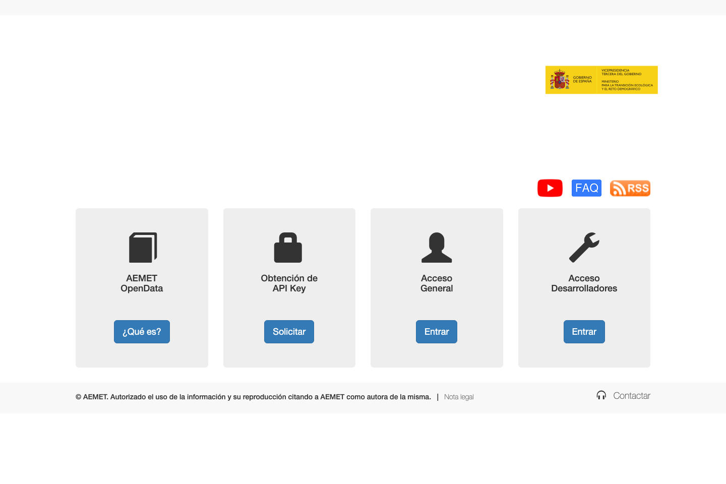 Aemet documentation page