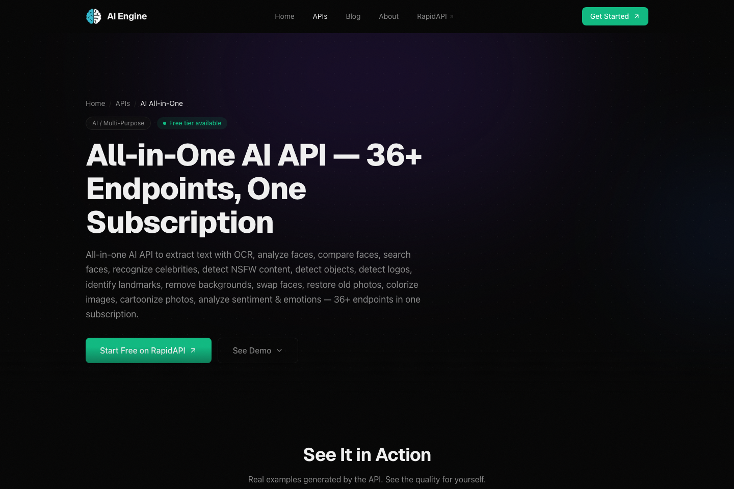 AI Engine documentation page