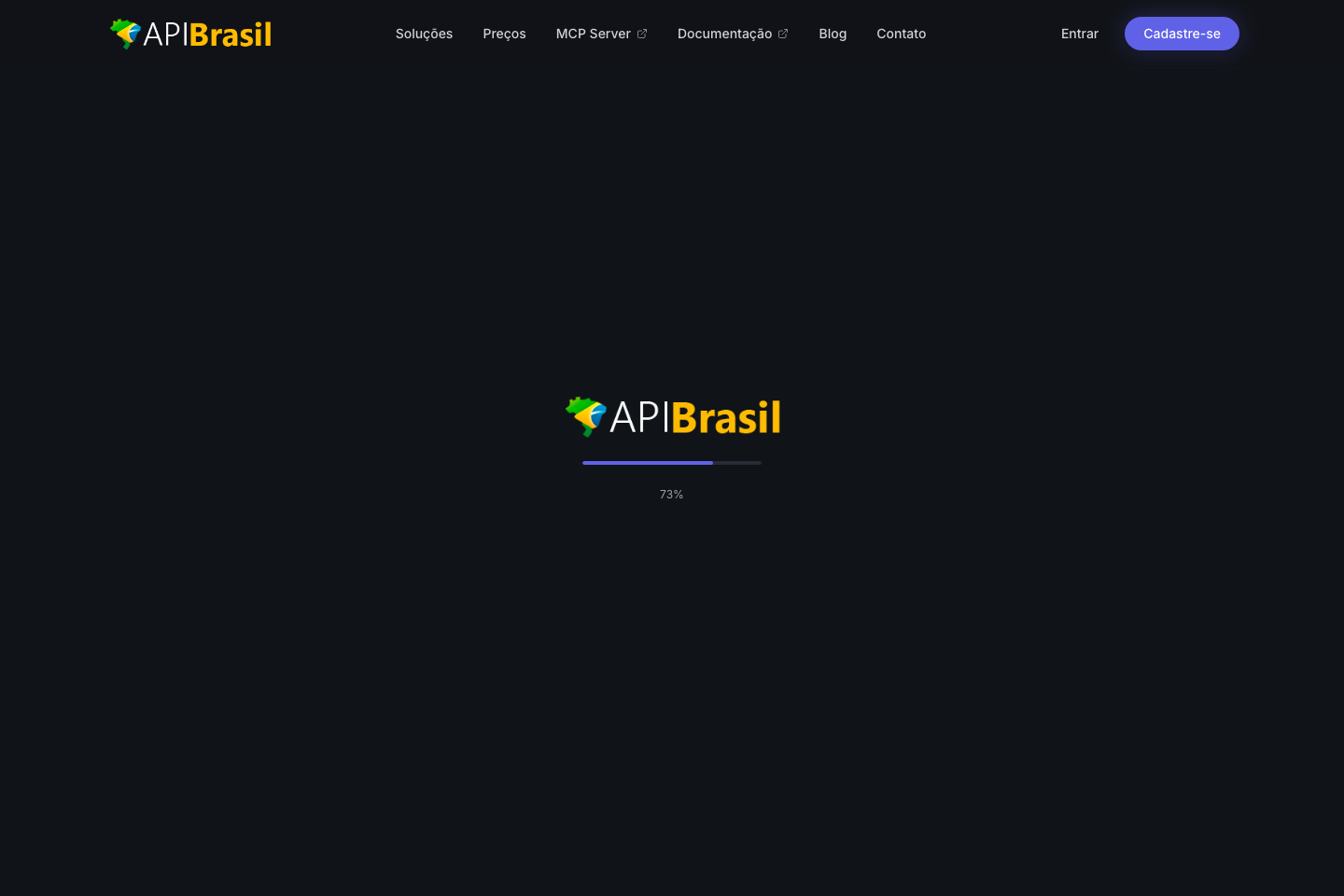 API Grátis documentation page