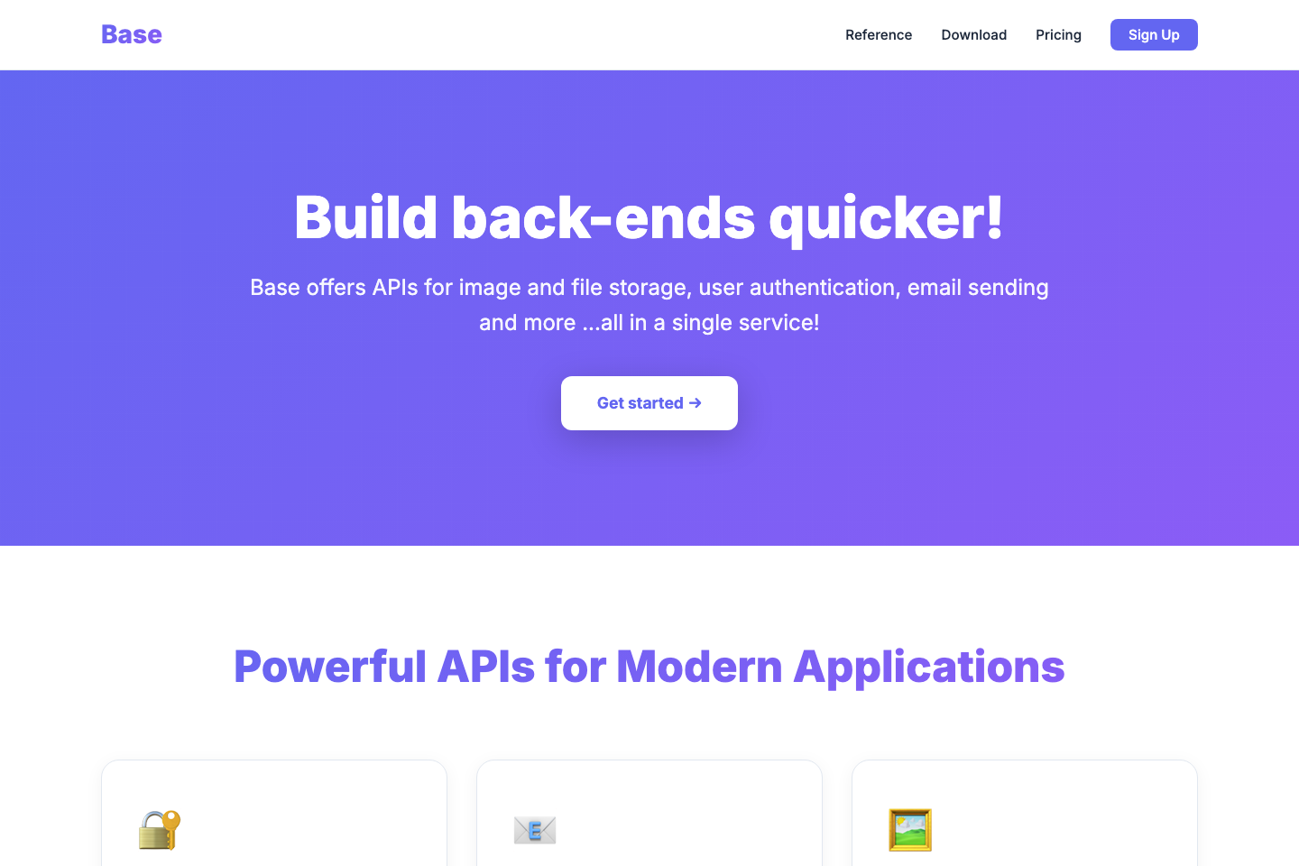 Base documentation page
