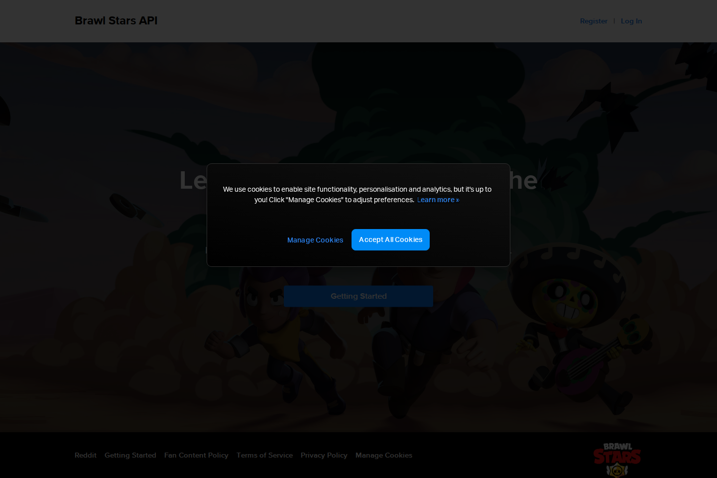 Brawl Stars documentation page