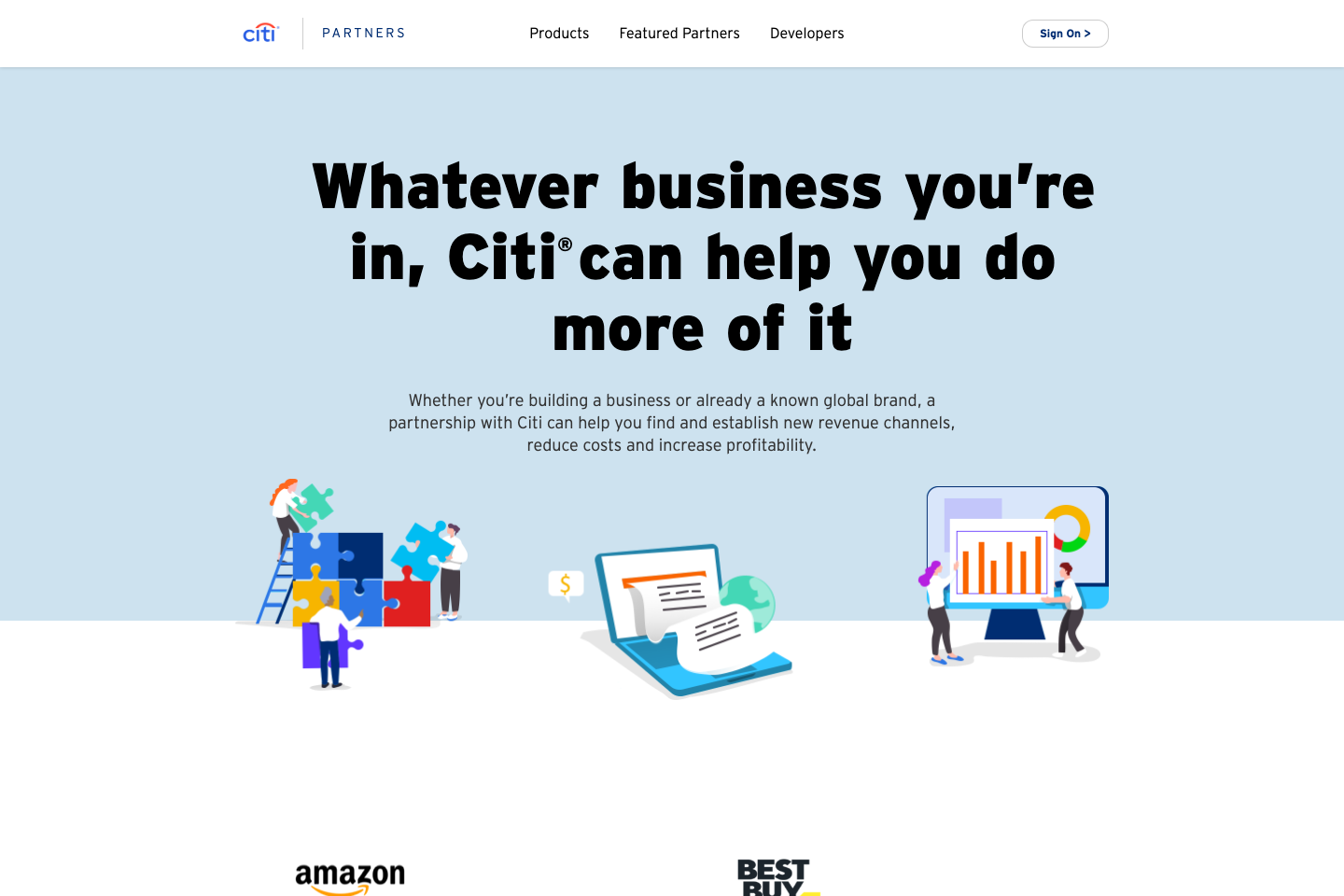 Citi documentation page
