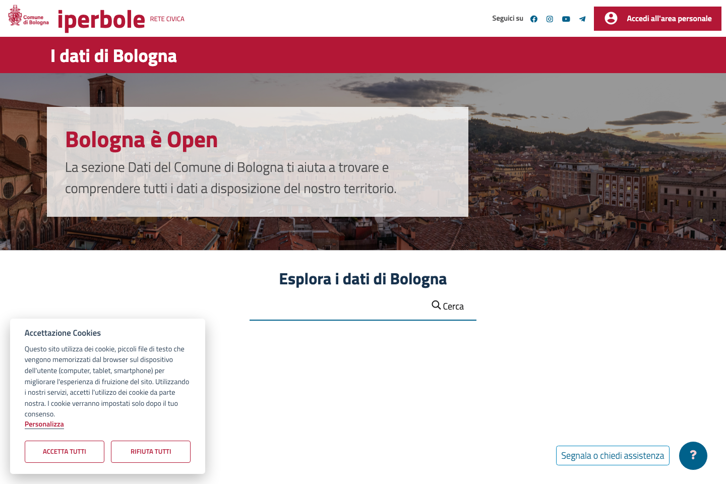 City, Bologna Opendata documentation page