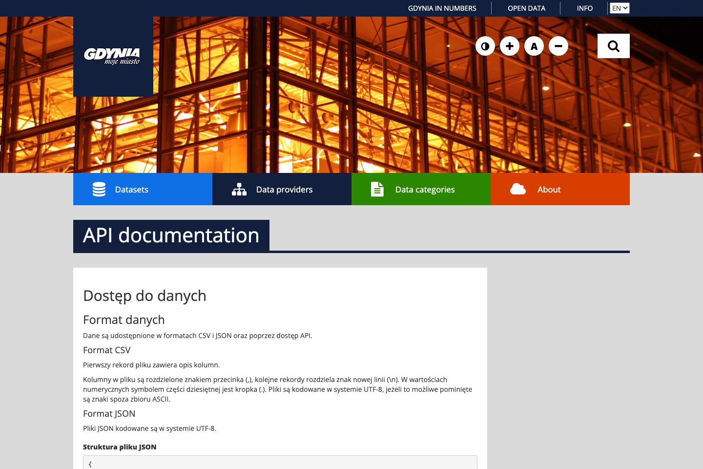 City, Gdynia documentation page