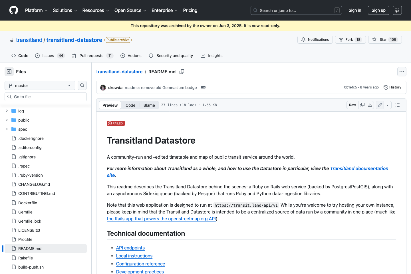 Community Transit documentation page