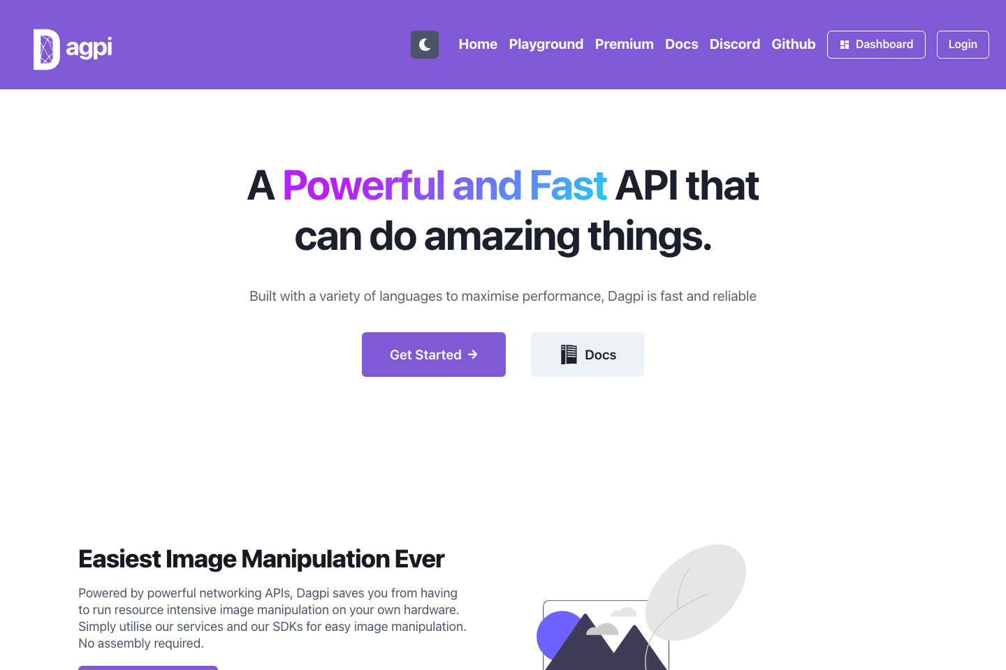 Dagpi documentation page
