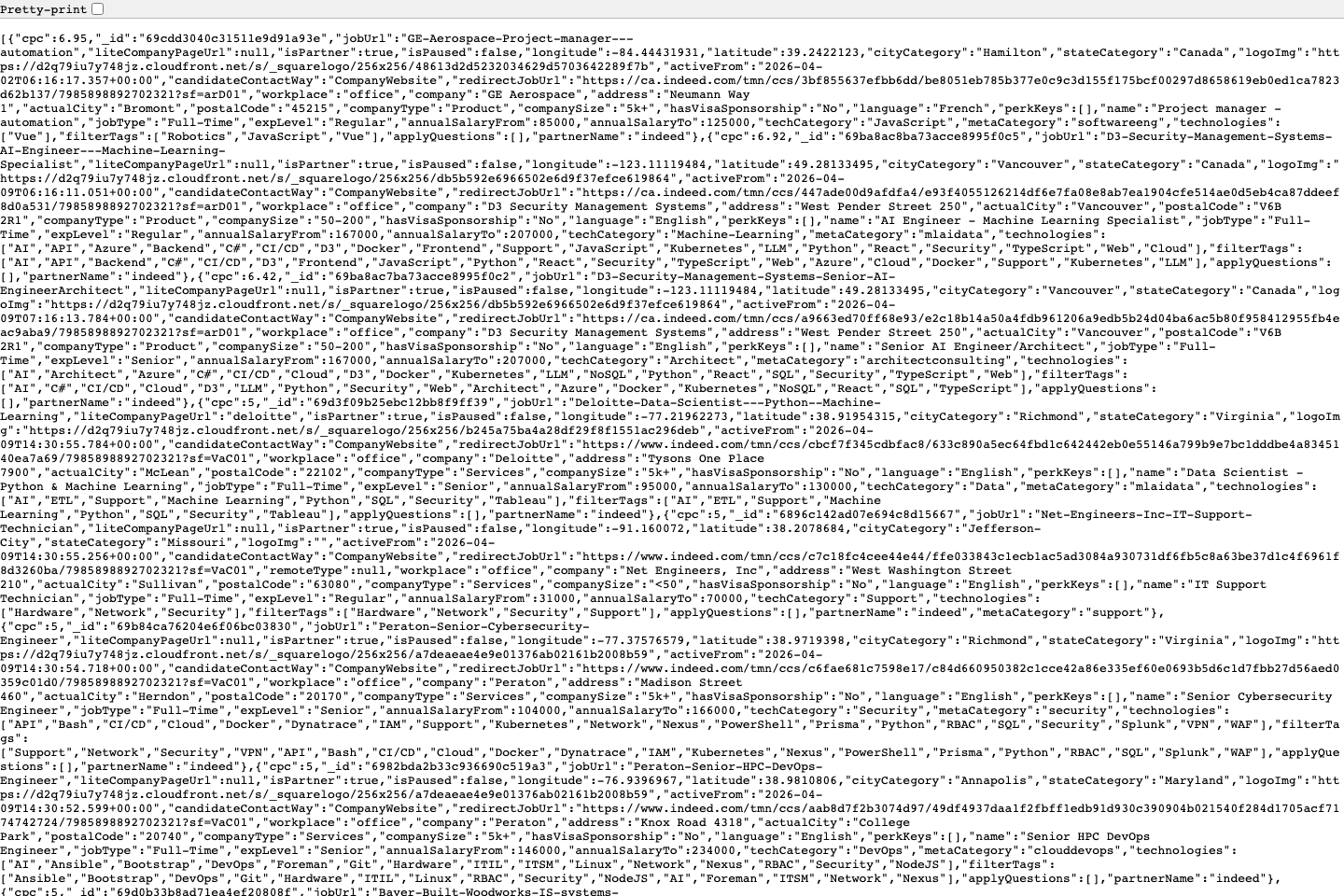 DevITjobs documentation page