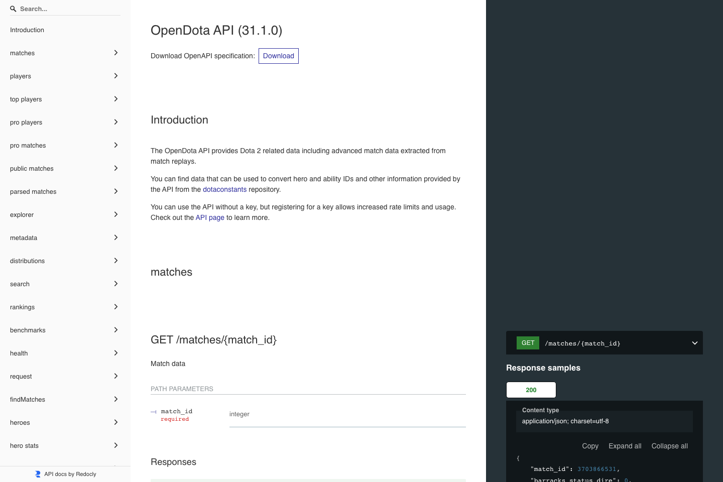 Dota 2 documentation page