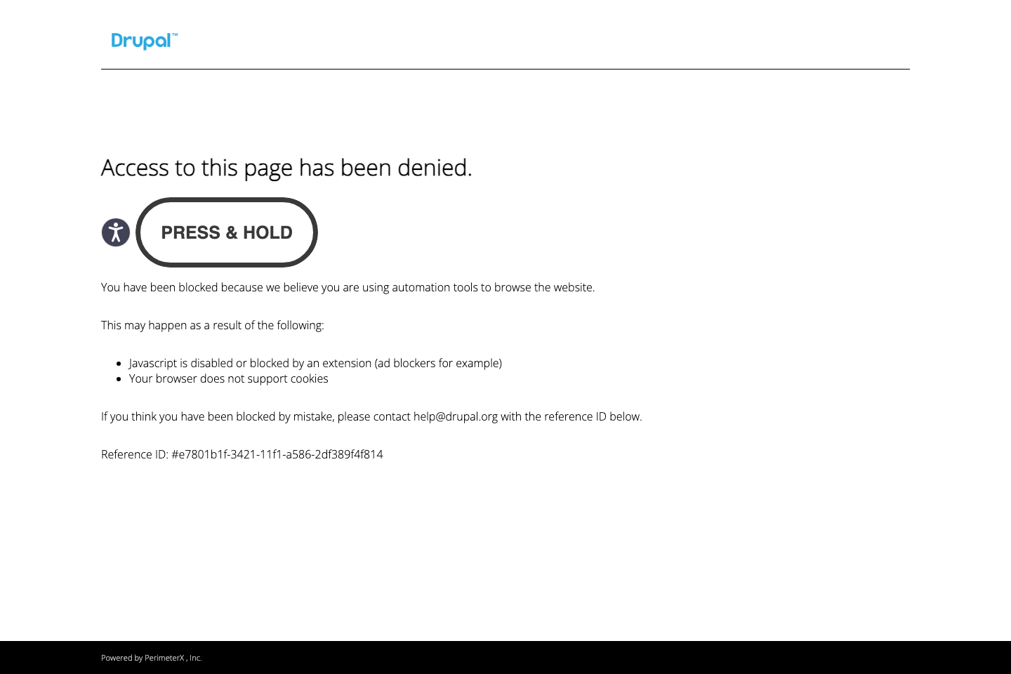 Drupal.org documentation page