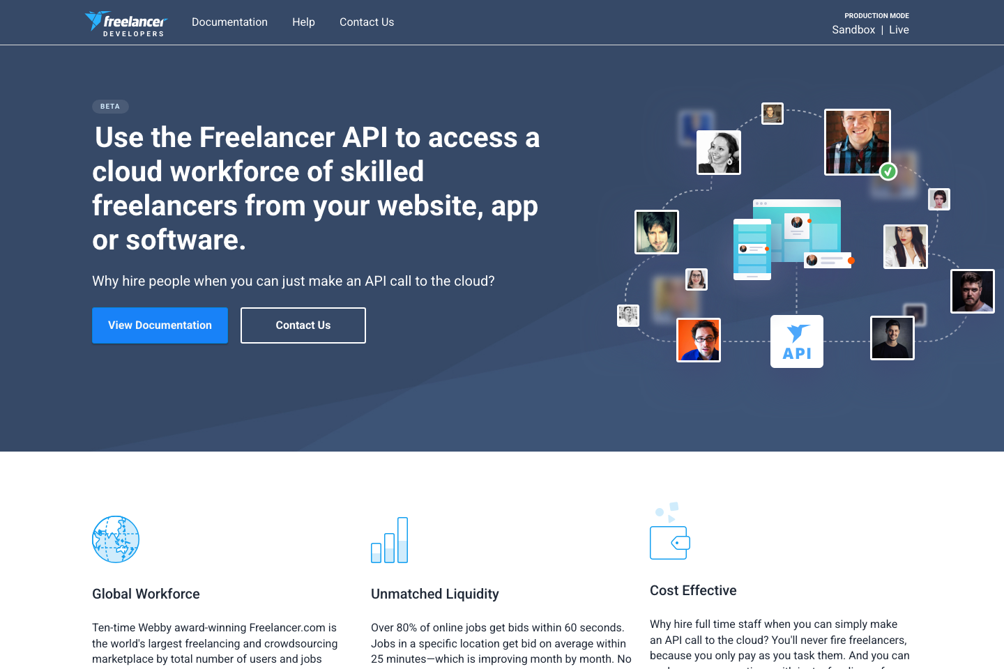 Freelancer documentation page