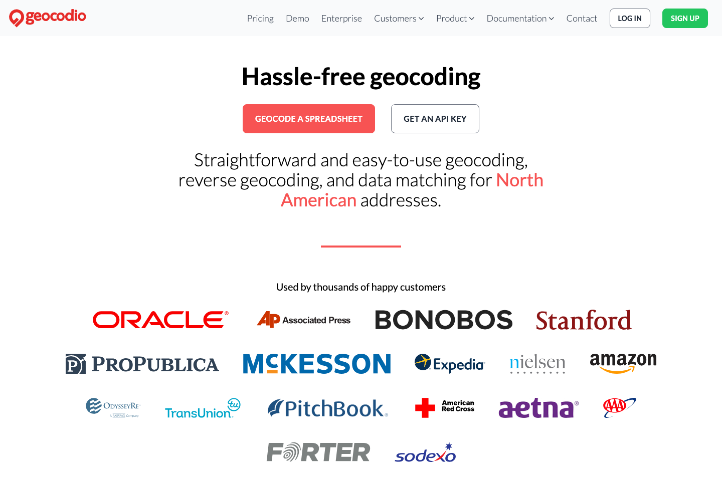 Geocod.io documentation page