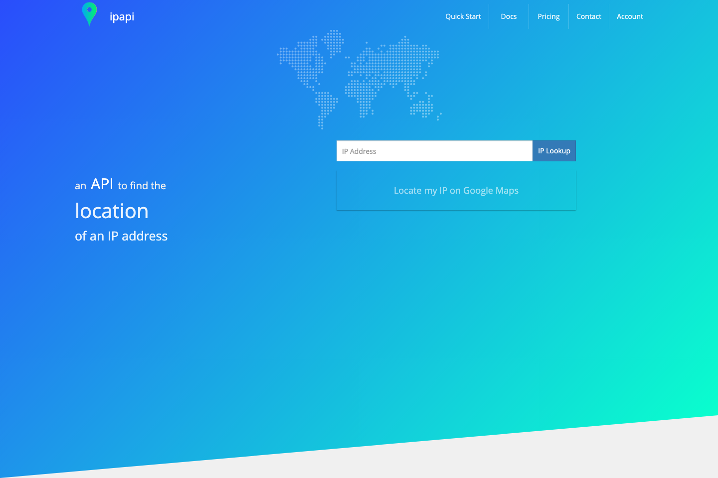ipapi.co IP Location documentation page