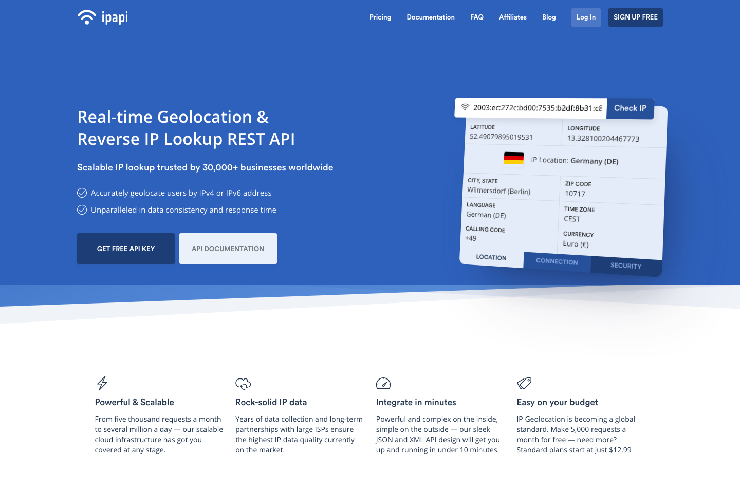 ipapi.com documentation page