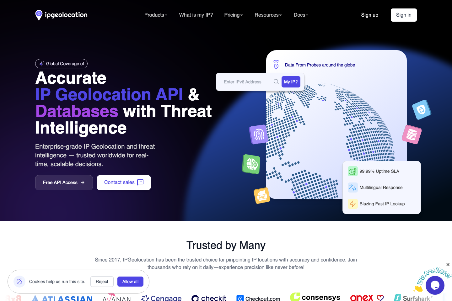 ipgeolocation documentation page