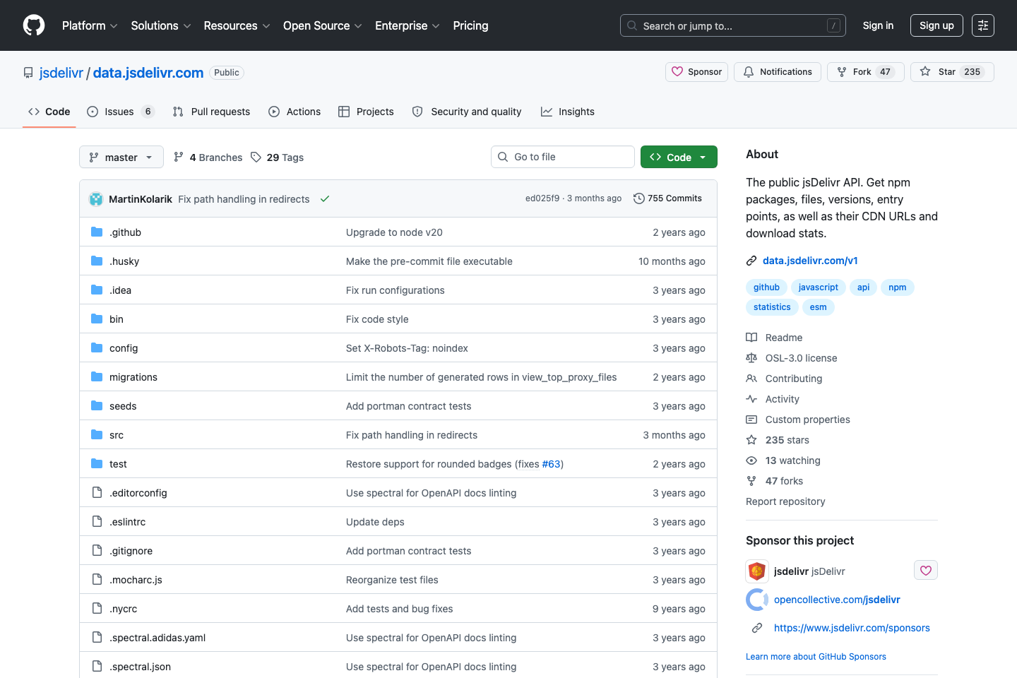 jsDelivr documentation page