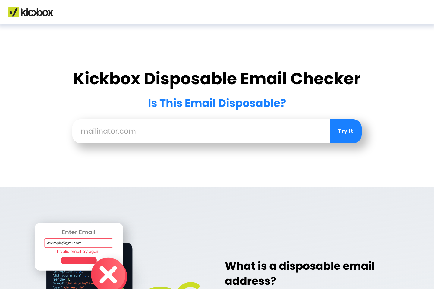Kickbox documentation page