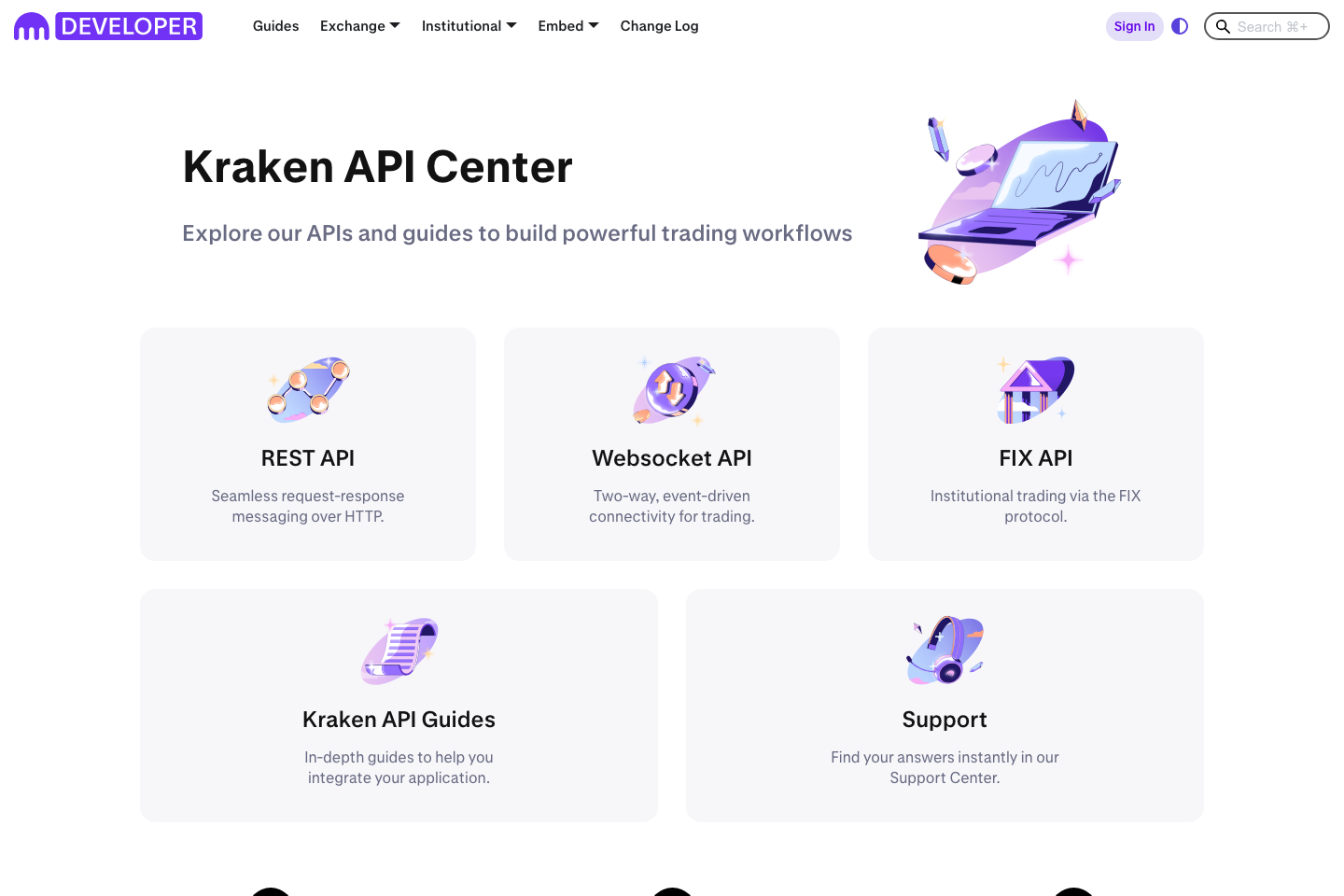 Kraken documentation page