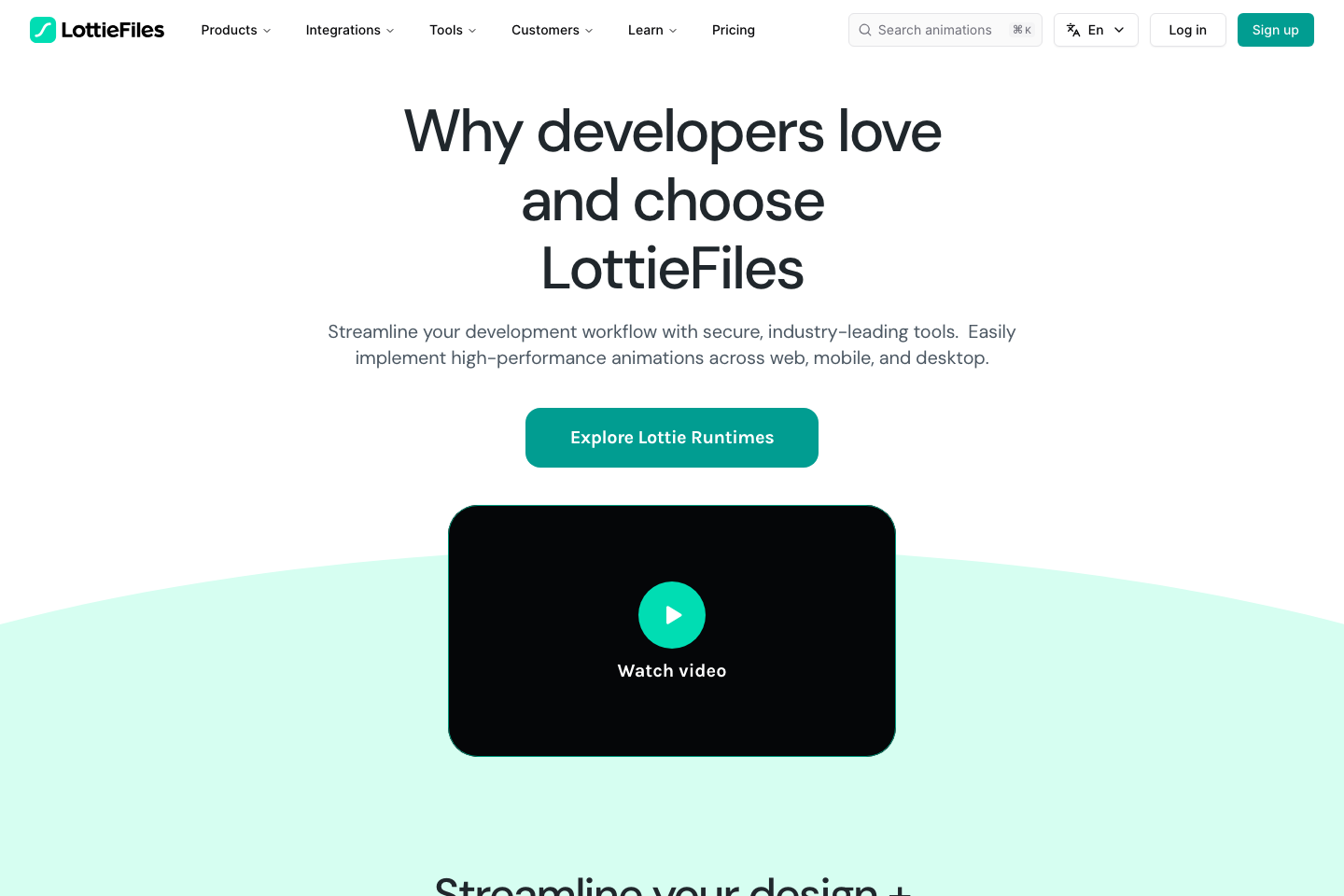 LottieFiles documentation page