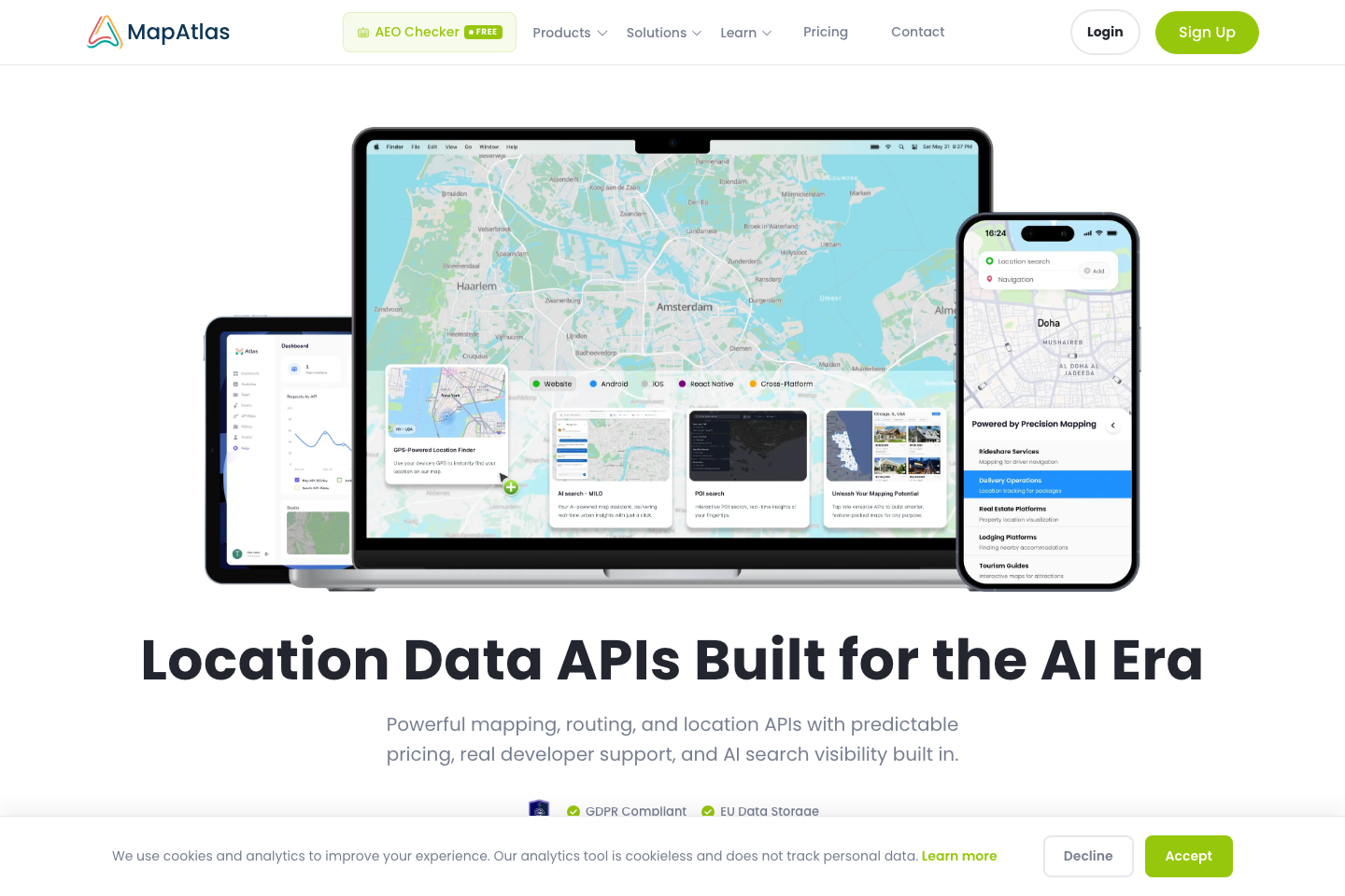MapAtlas documentation page