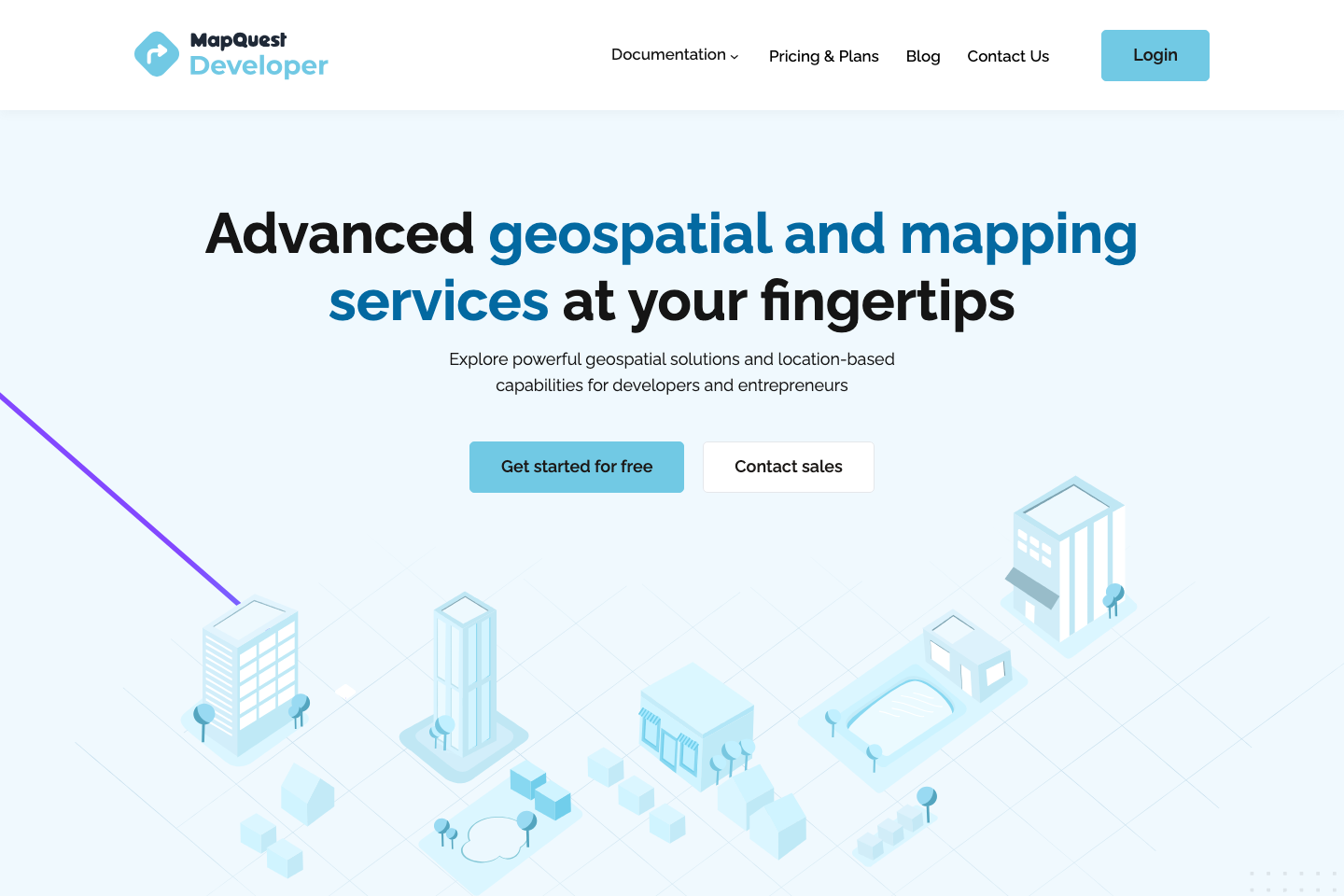 MapQuest documentation page