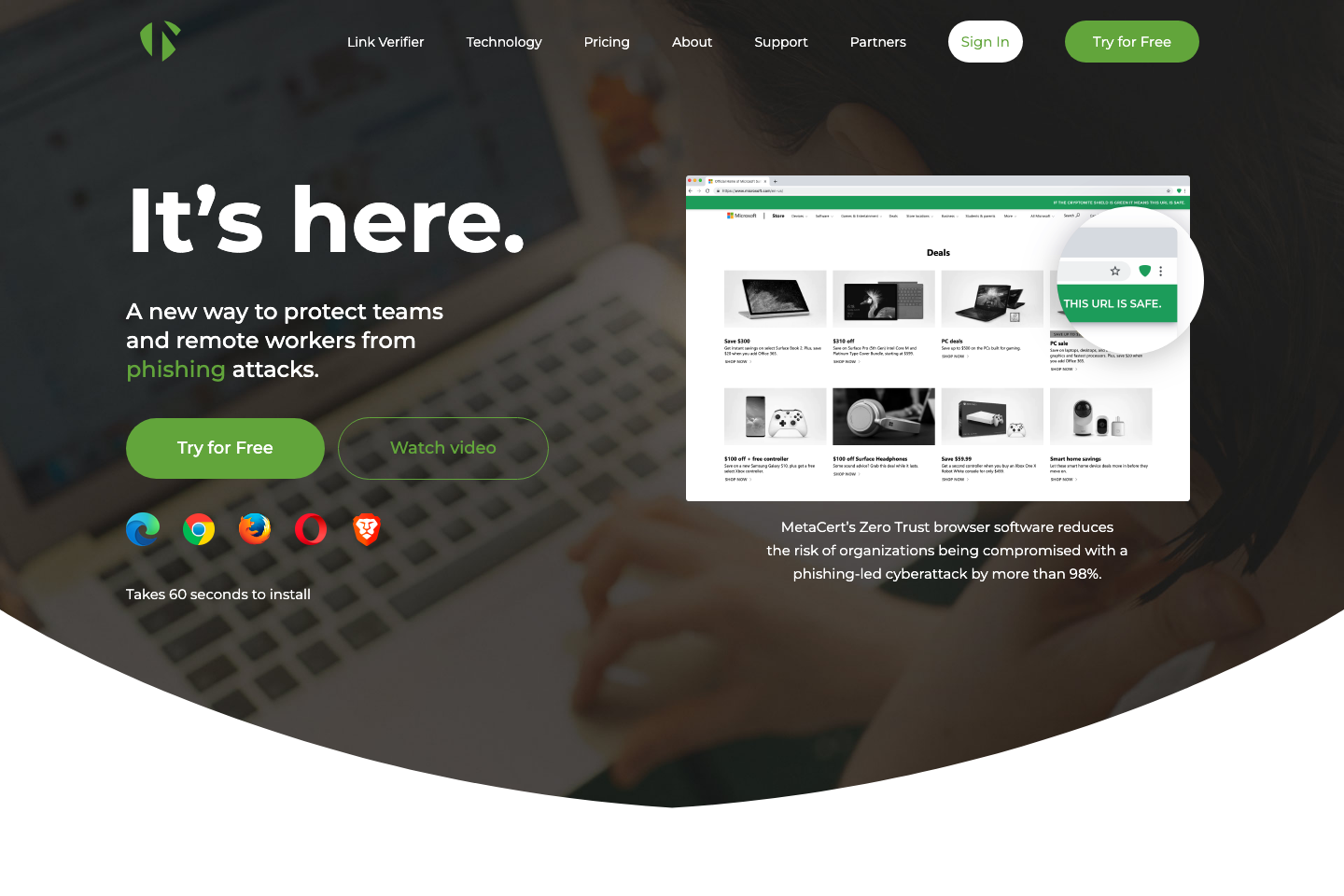 Metacert documentation page