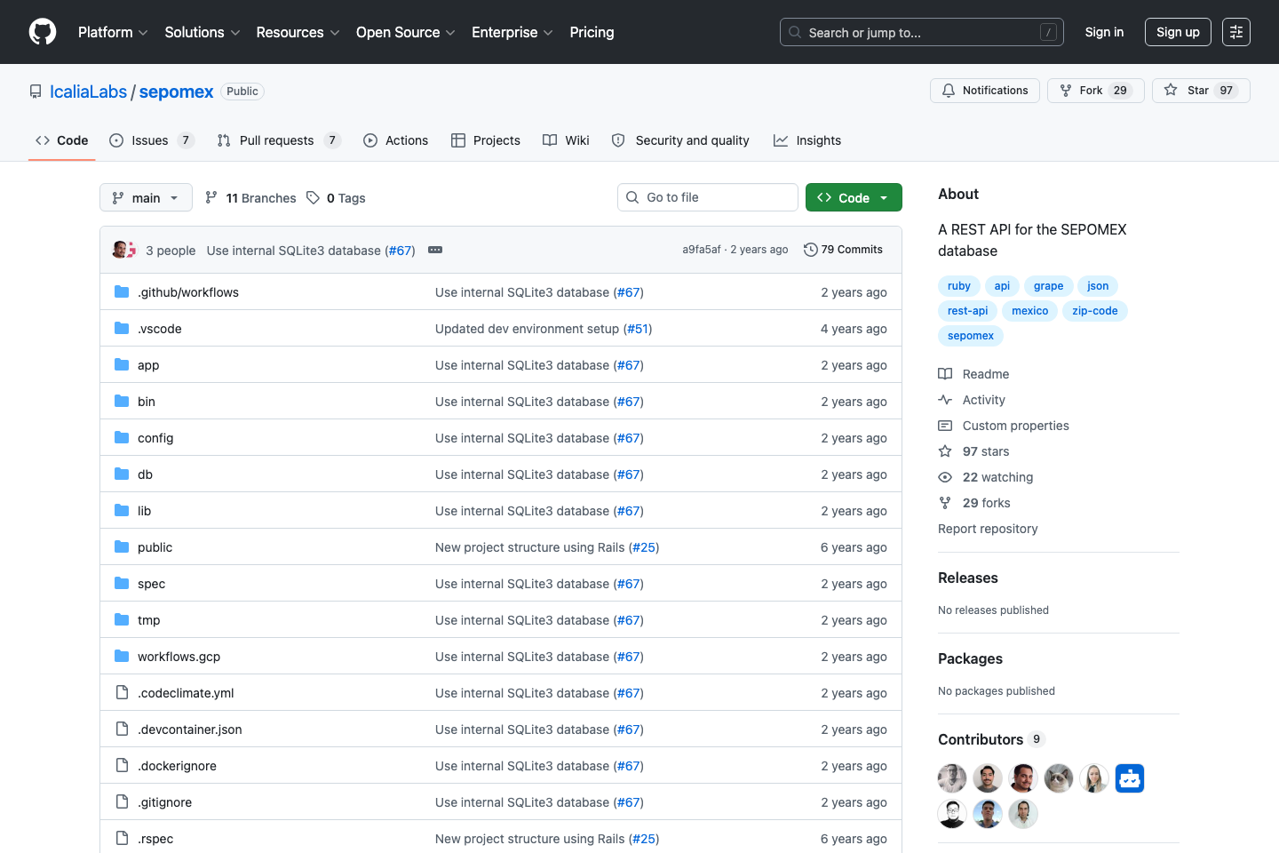 Mexico documentation page