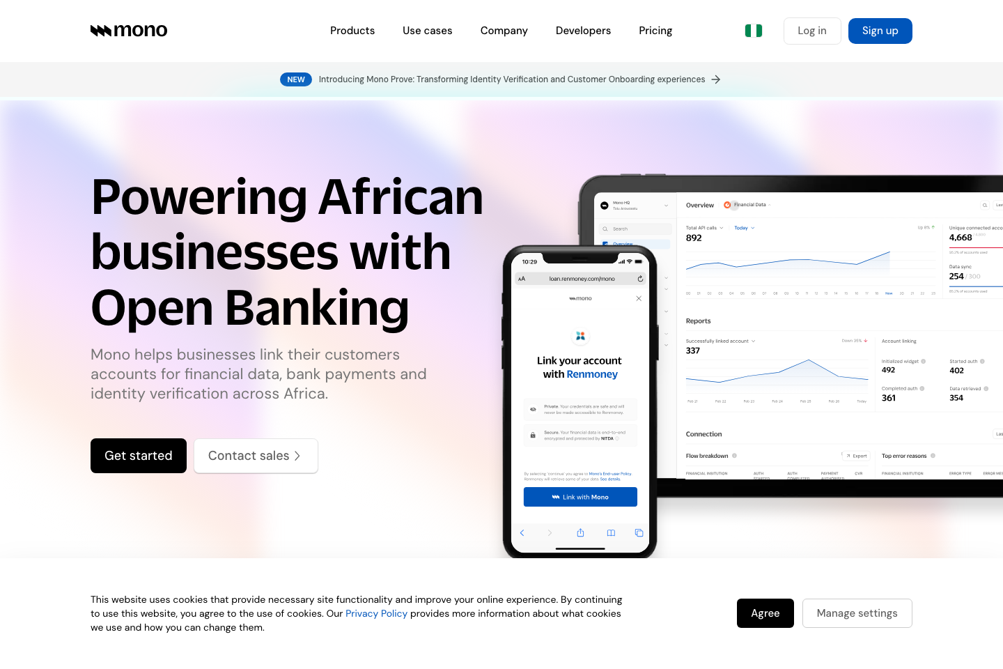 Mono documentation page