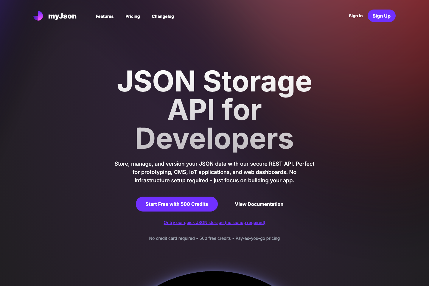 MyJSON.online documentation page