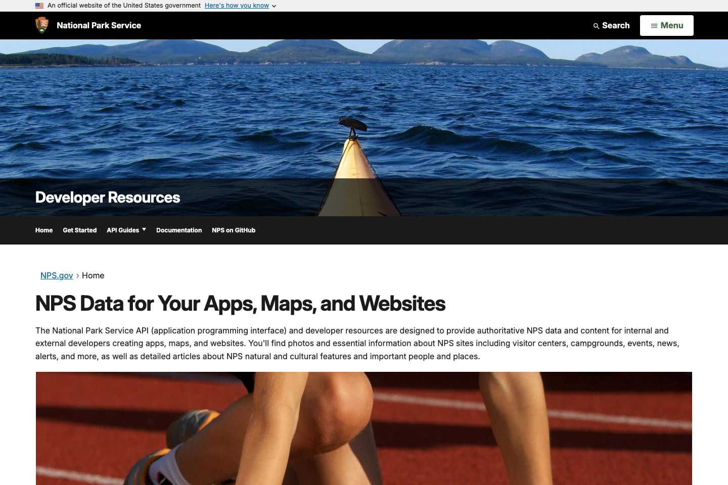 National Park Service, US documentation page