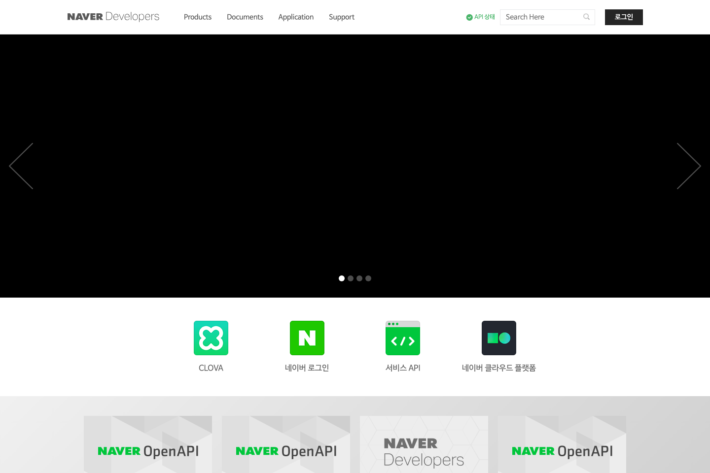NAVER documentation page