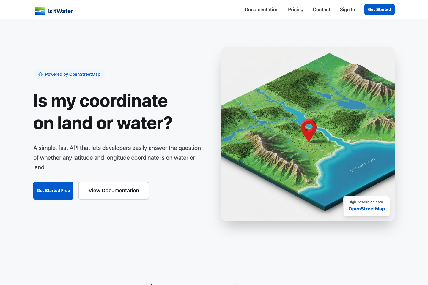 OnWater documentation page
