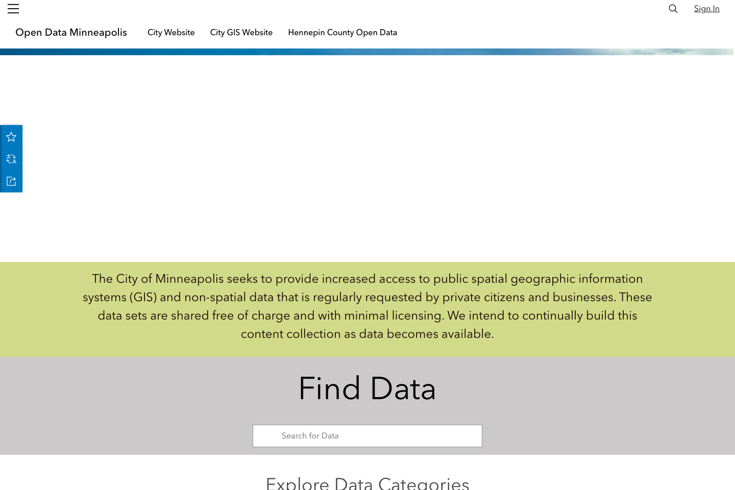 Open Data Minneapolis documentation page