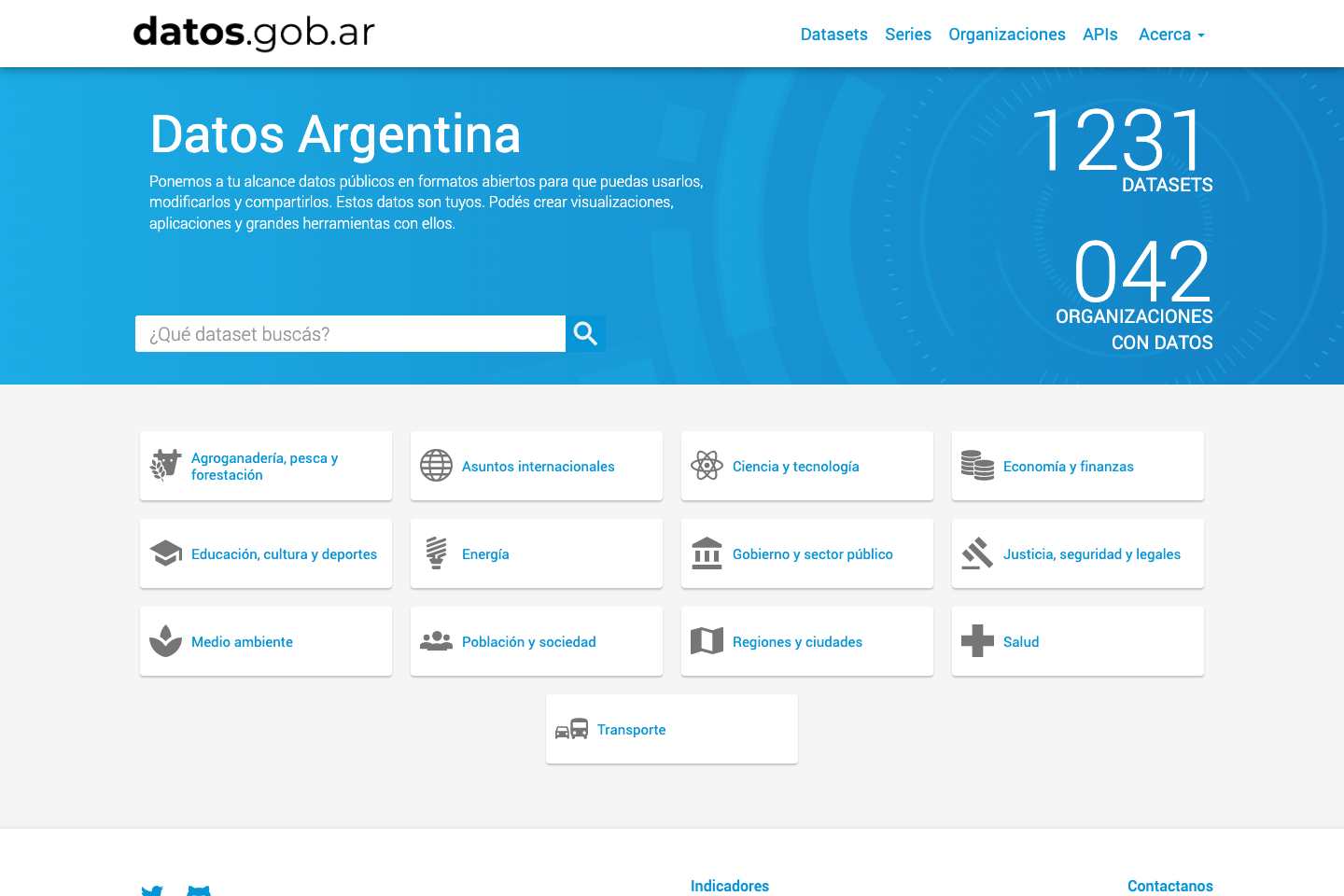 Open Government, Argentina documentation page