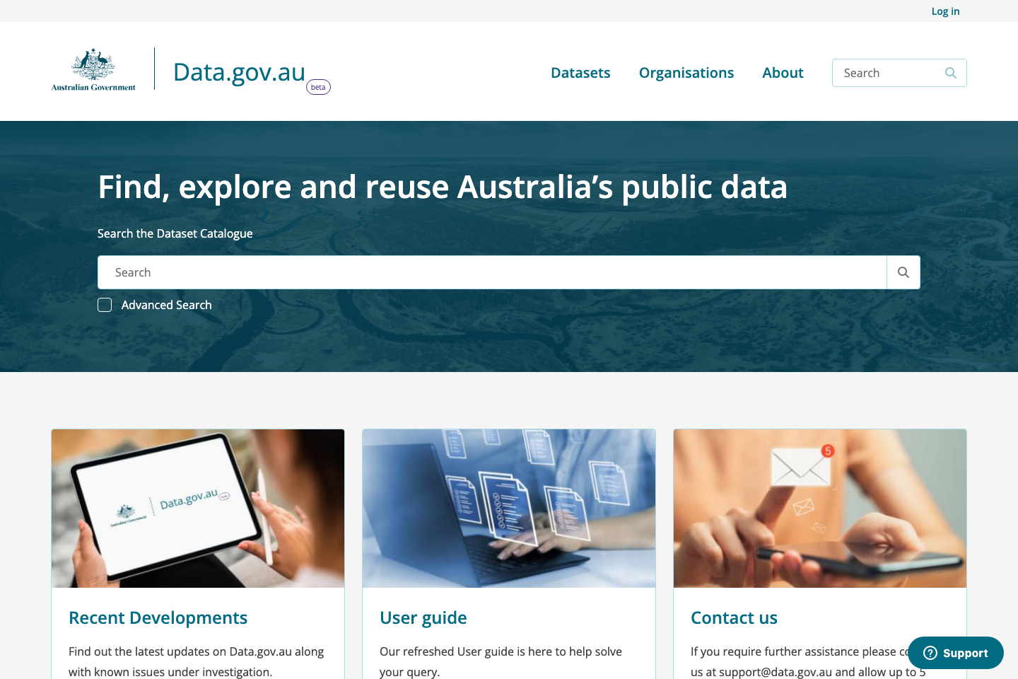 Open Government, Australia documentation page
