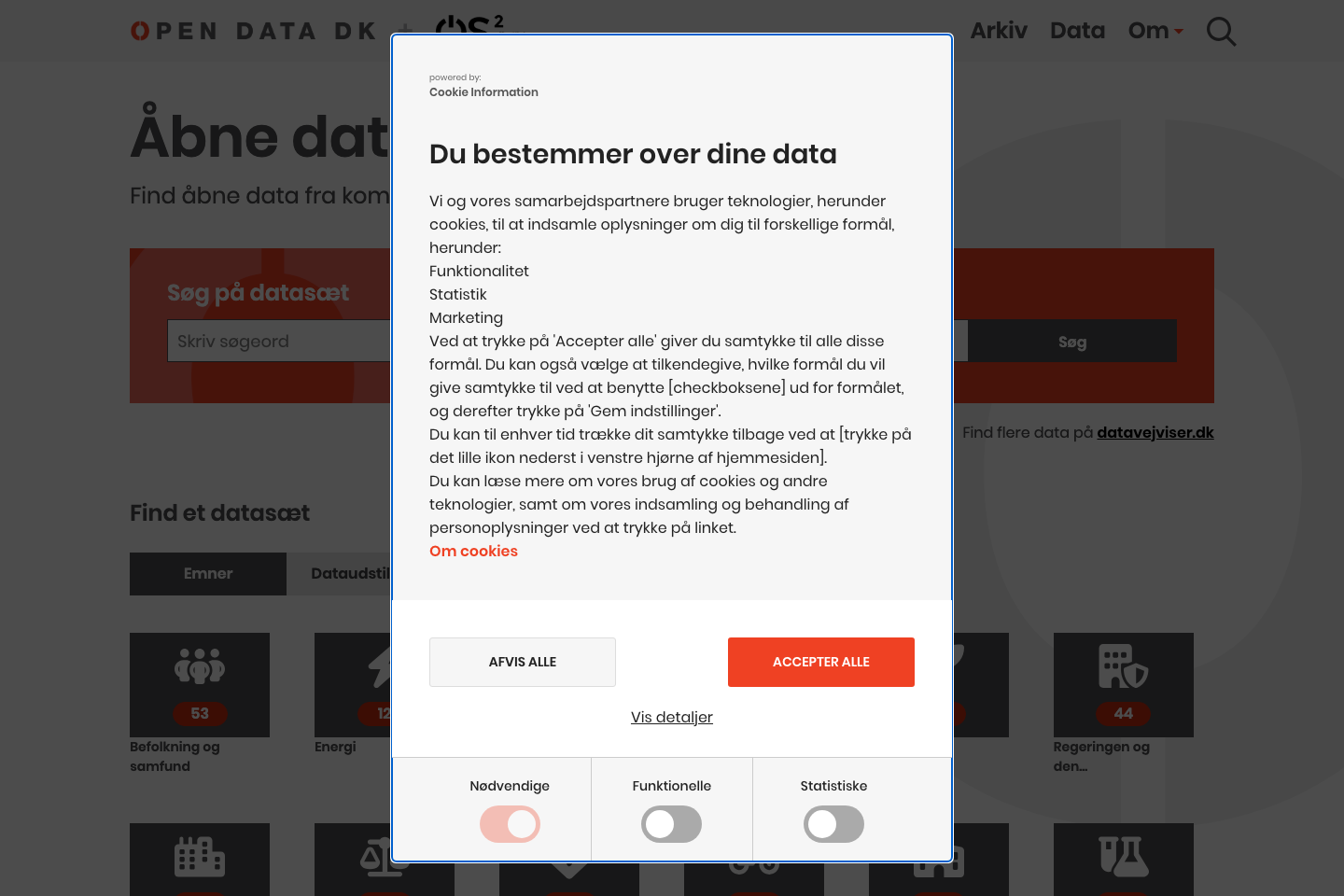 Open Government, Denmark documentation page