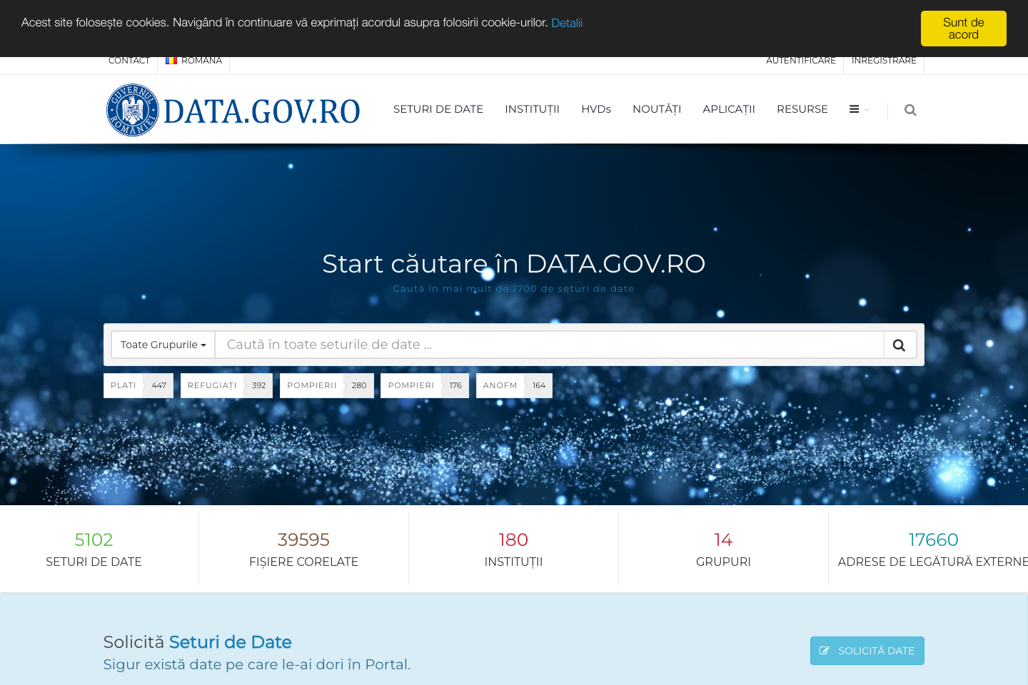 Open Government, Romania documentation page