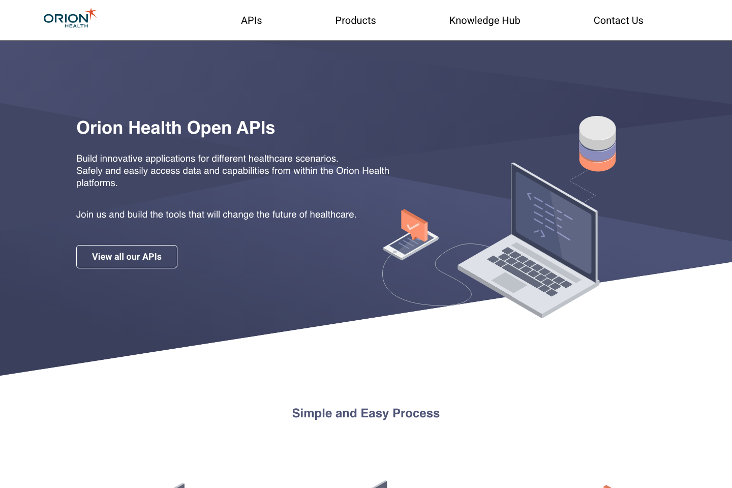 Orion Health documentation page