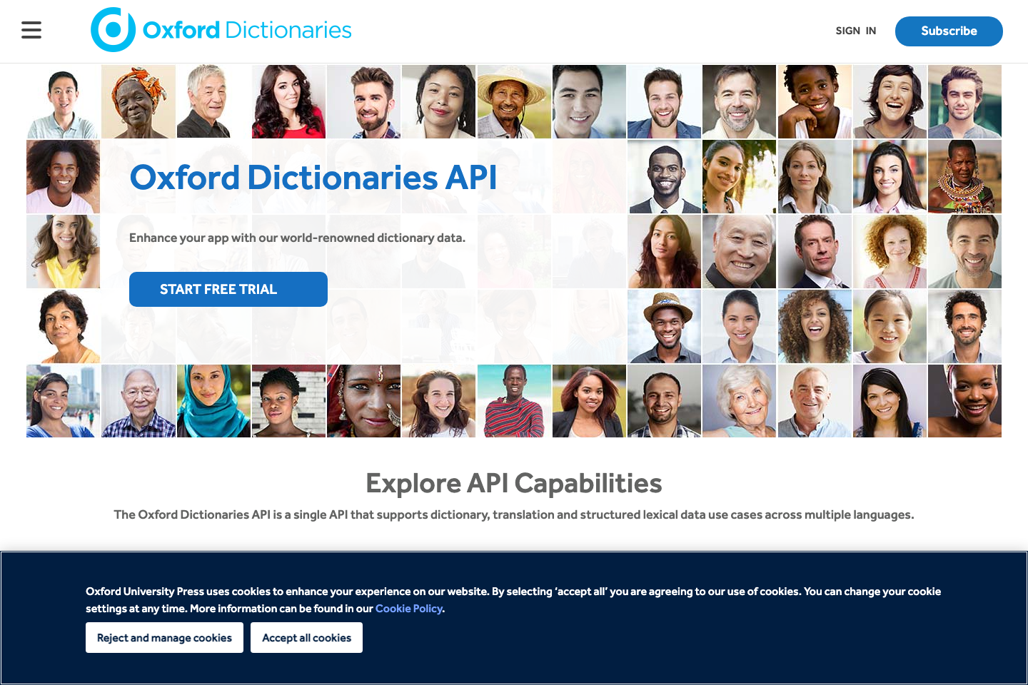 Oxford documentation page