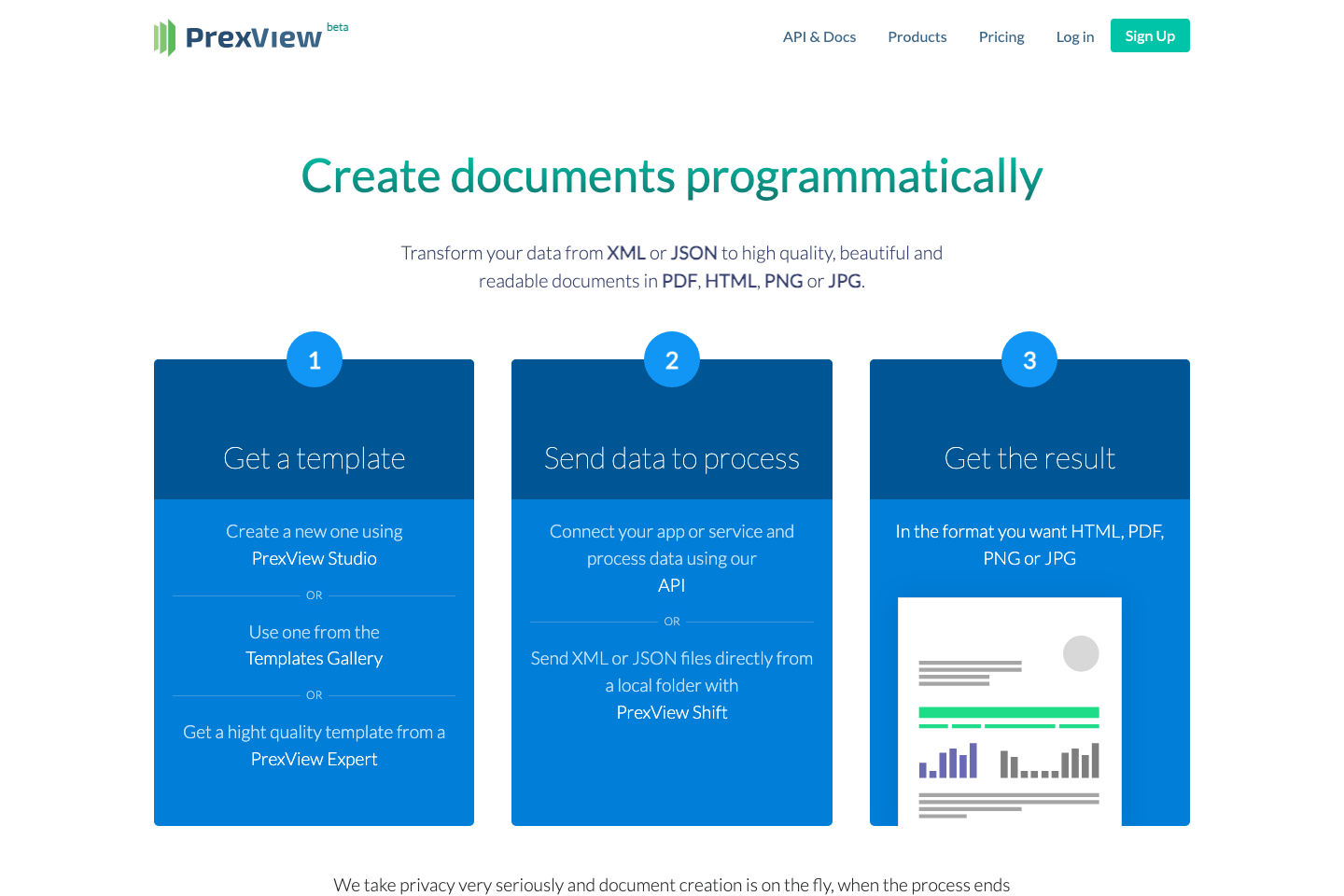PrexView documentation page