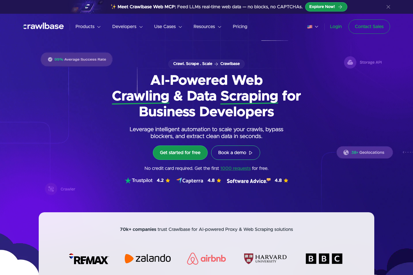 ProxyCrawl documentation page