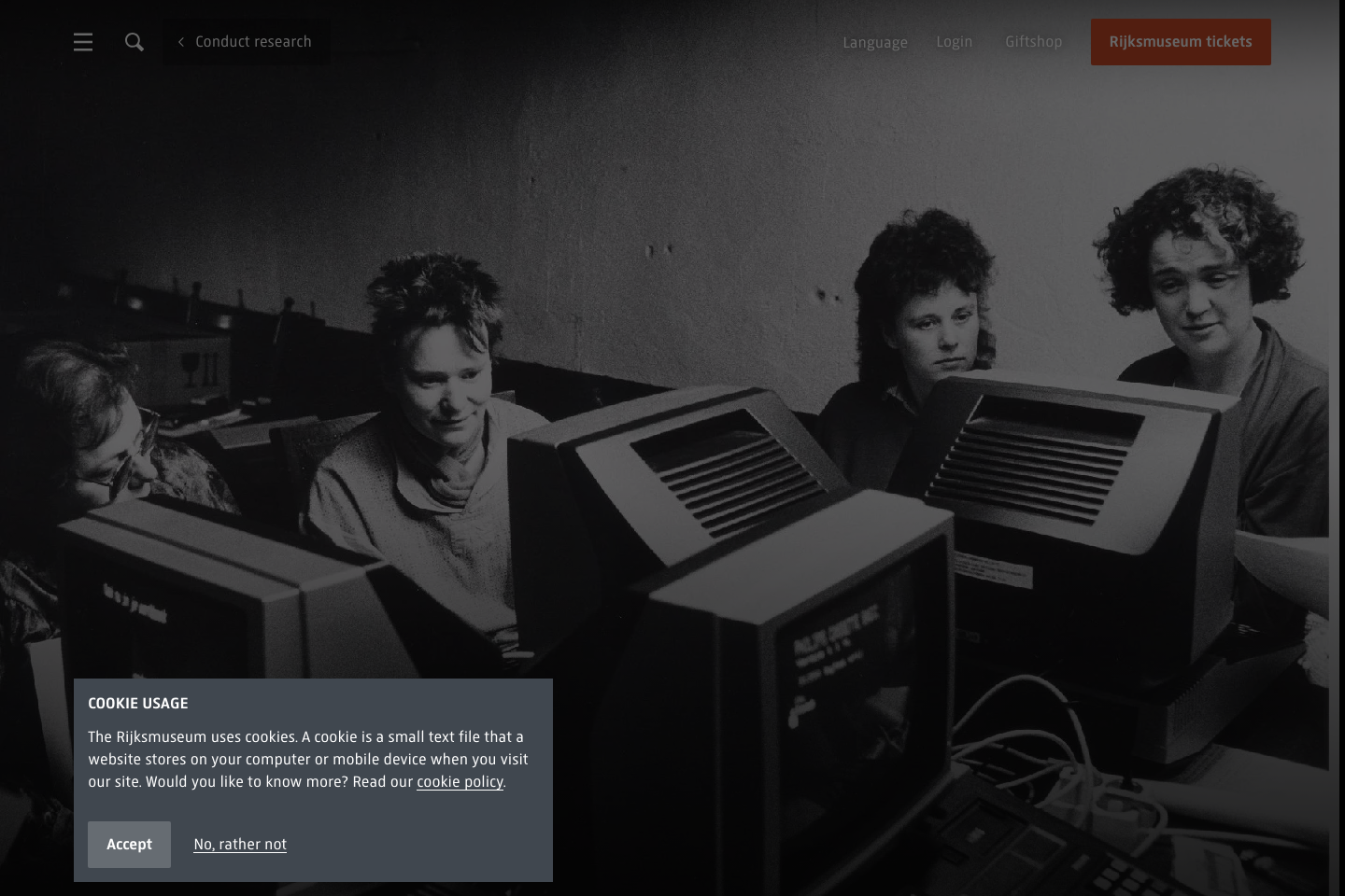Rijksmuseum documentation page
