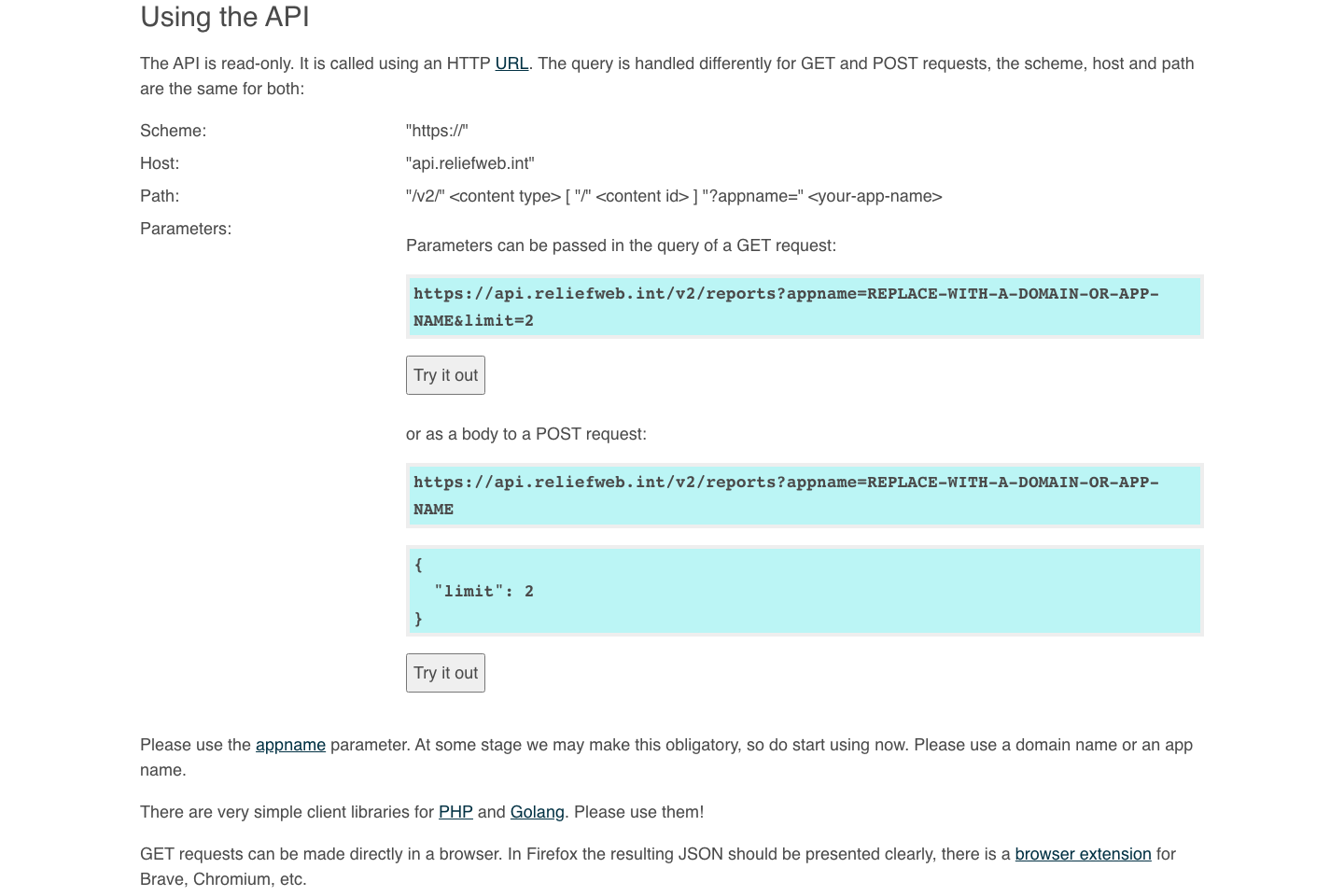 RWLabs documentation page