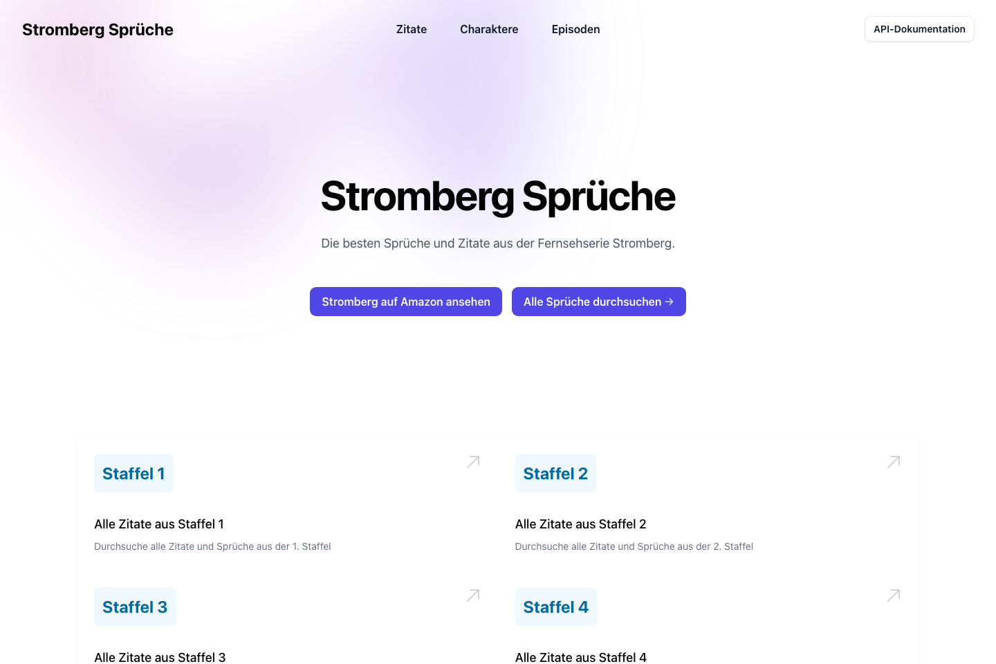 Stromberg Quotes documentation page