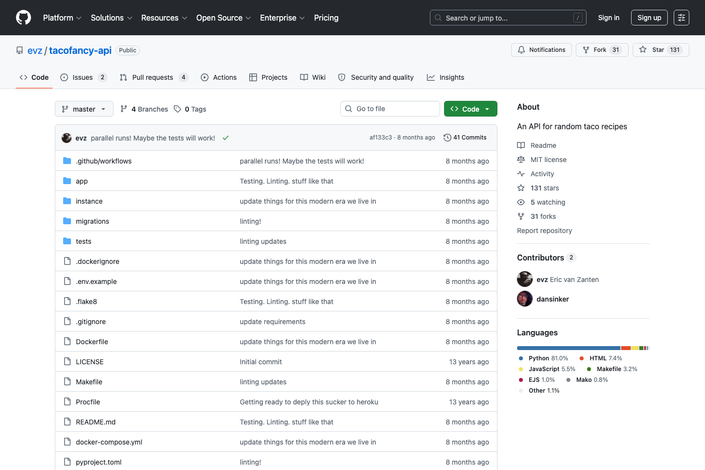 TacoFancy documentation page