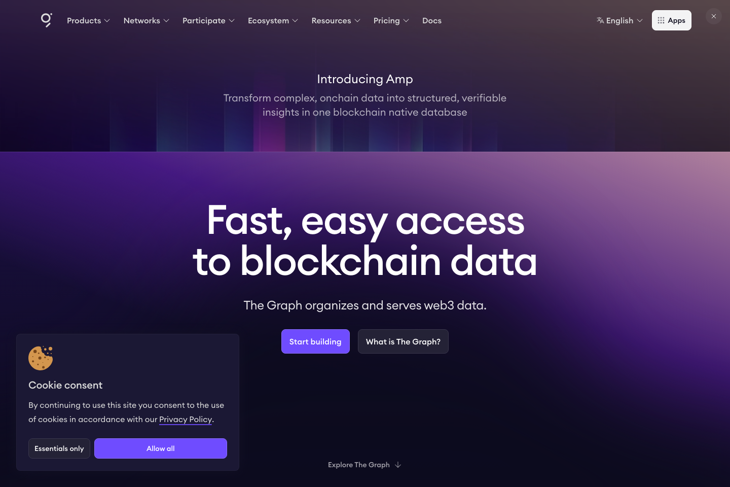 The Graph documentation page