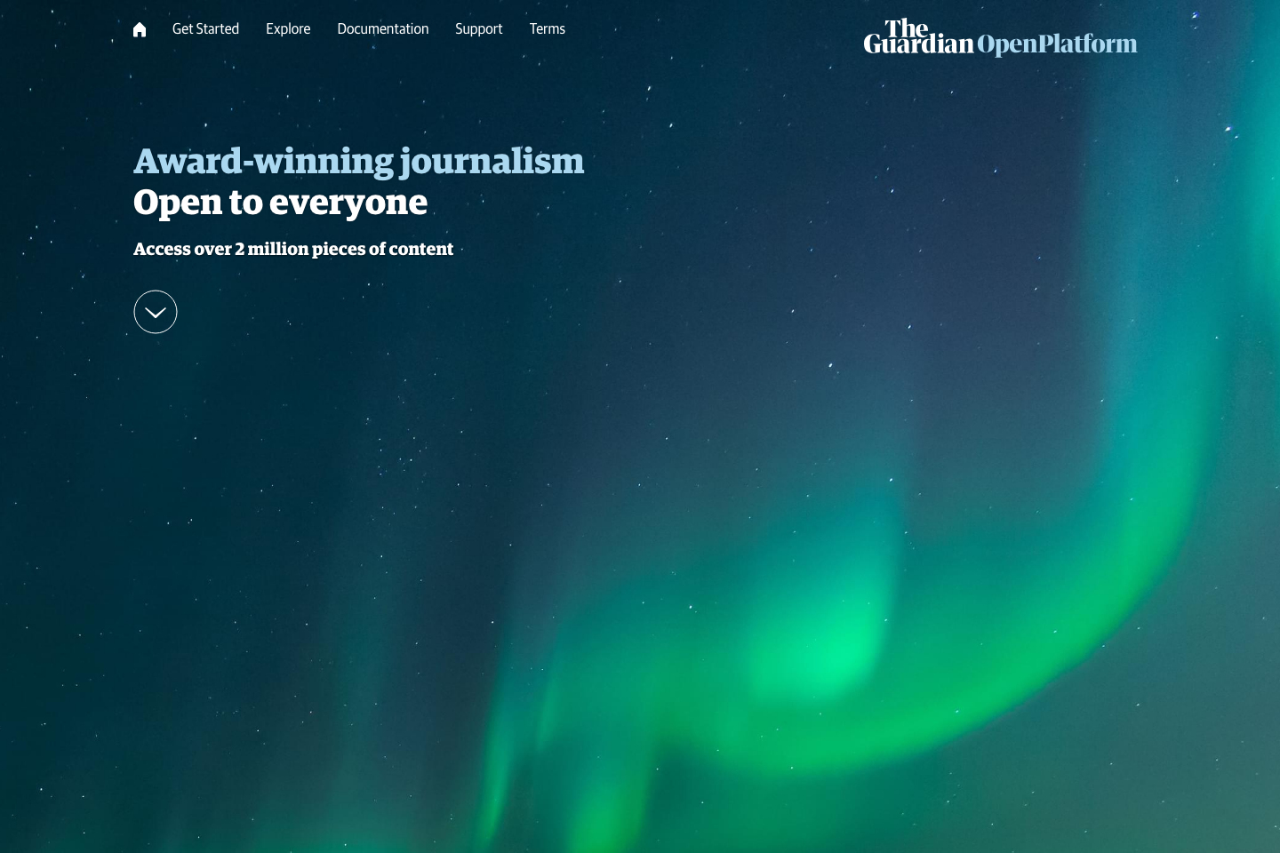 The Guardian documentation page