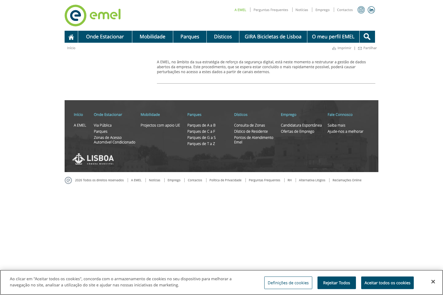 Transport for Lisbon, Portugal documentation page