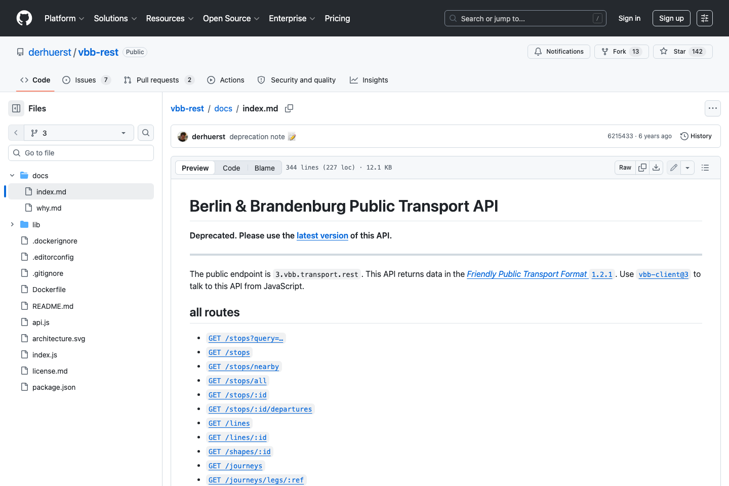 Transportation in Berlin, Germany documentation page