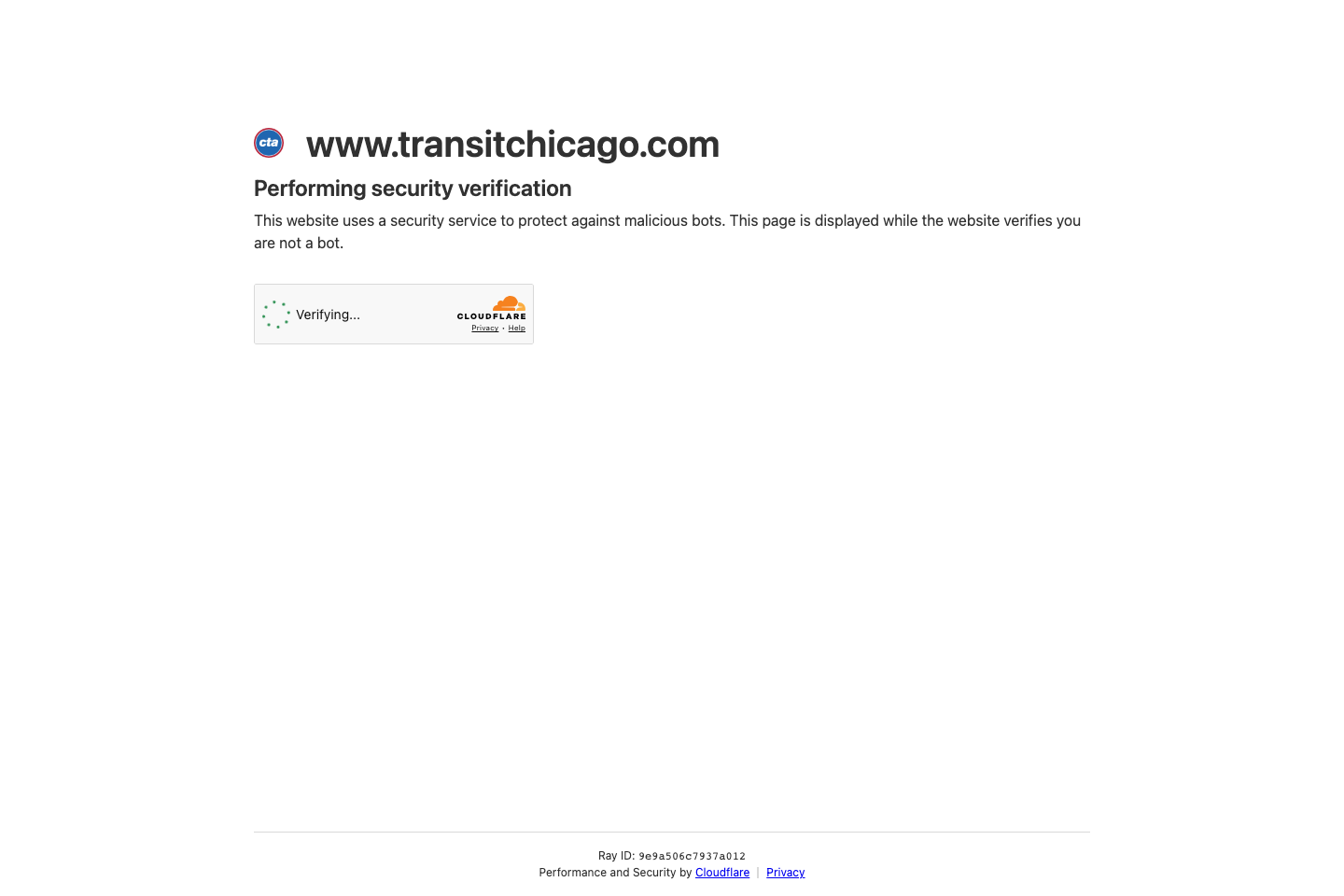 Transportation in Chicago, USA documentation page