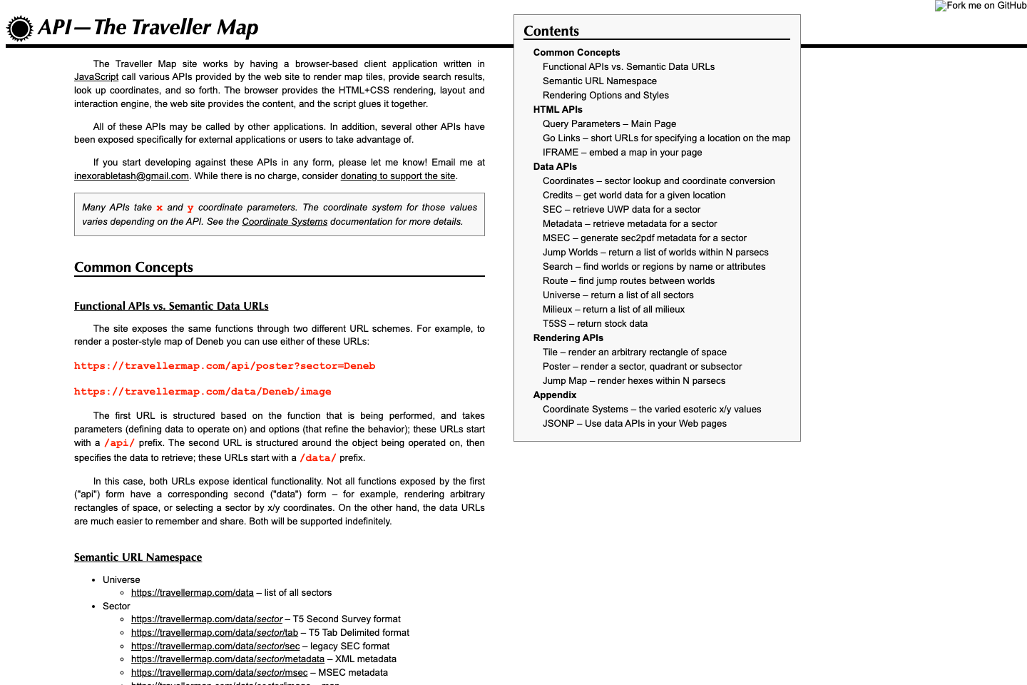Traveller Map documentation page